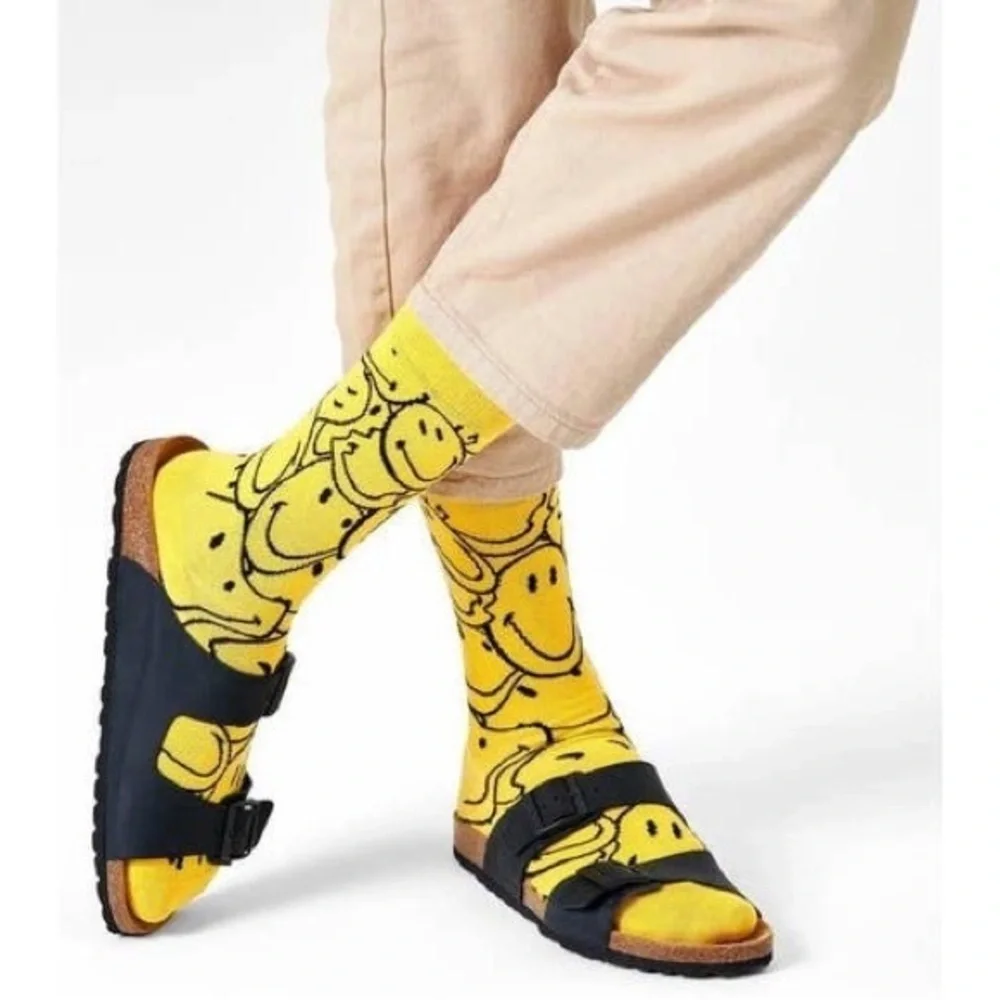 New! UO-Super Smiley Sock